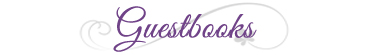 Guestbooks, Libri per gli ospiti